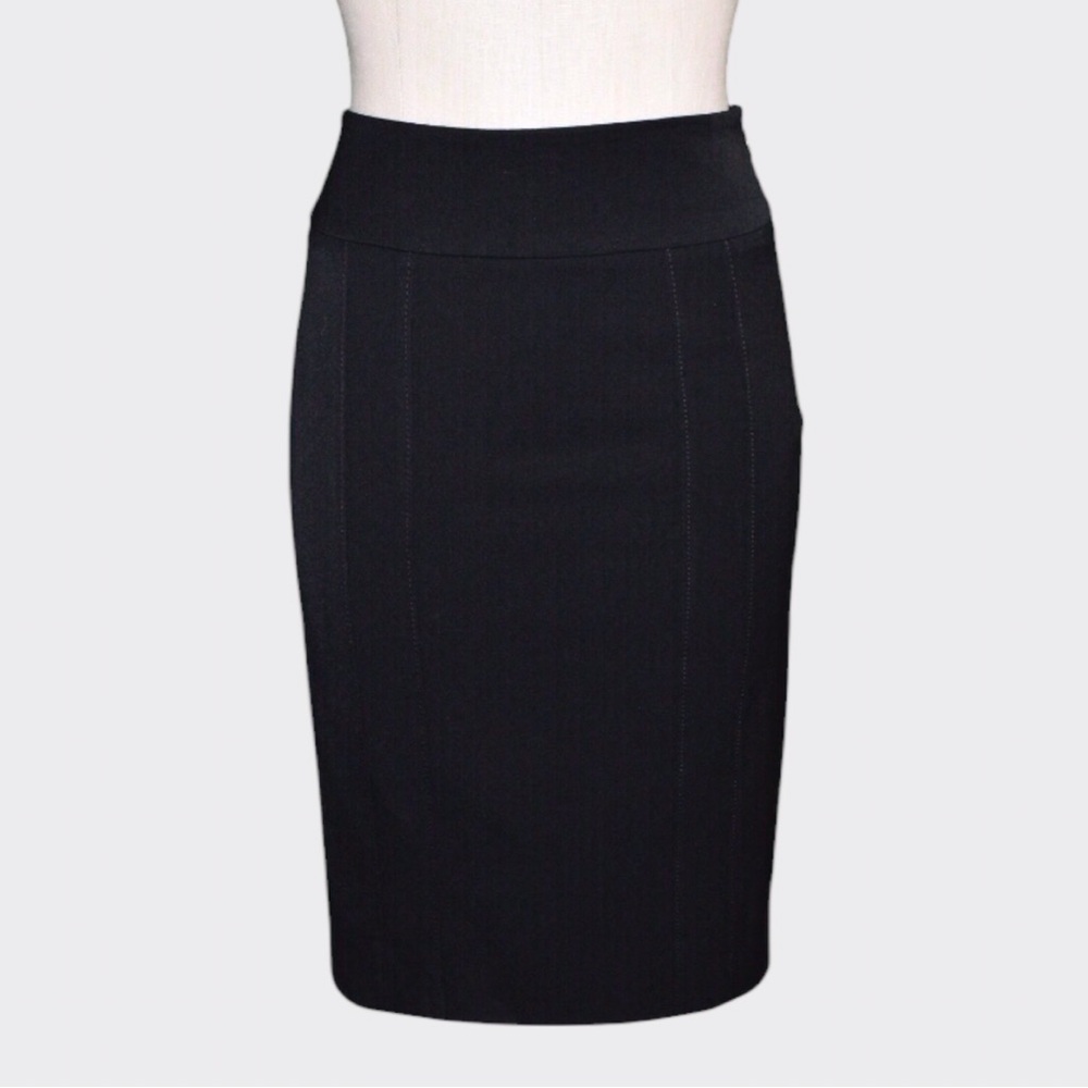 White House‎ Black Market High Waist Button Back Pencil Skirt